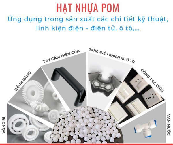 POM - Bánh răng, chi tiết nhựa chính xác